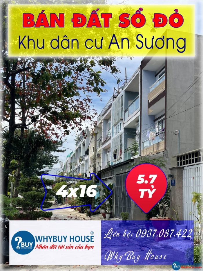 bán đất sổ đỏ Kdc An Sương