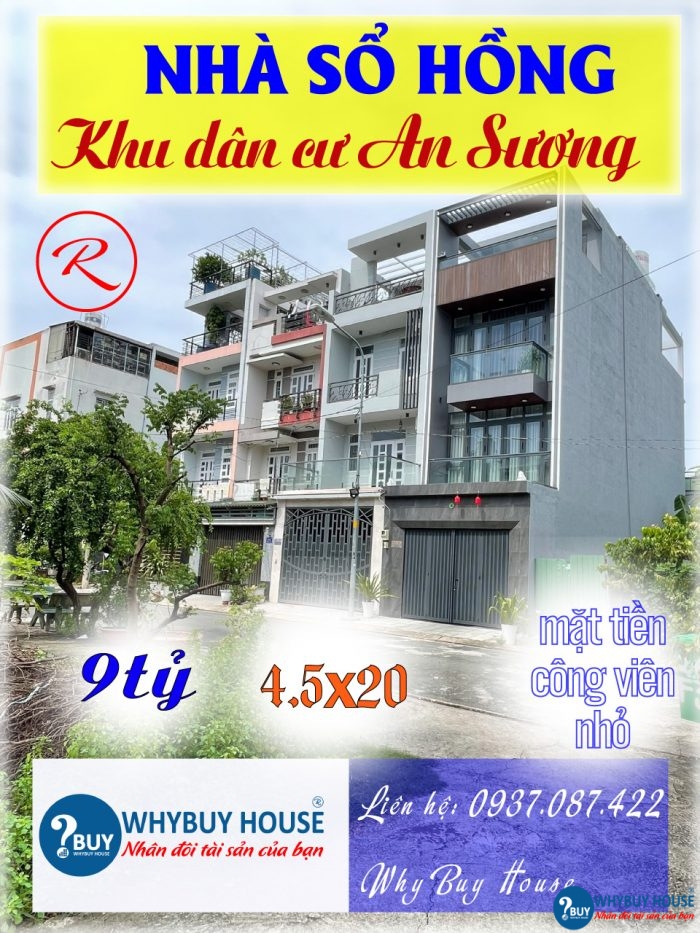 nhà sổ hồng Khu dân cư An Sương