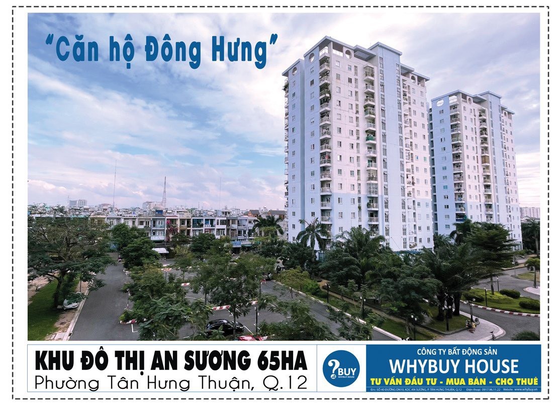 Chung cư Đông Hưng quận 12 với 02 tòa nhà cao 15 tầng