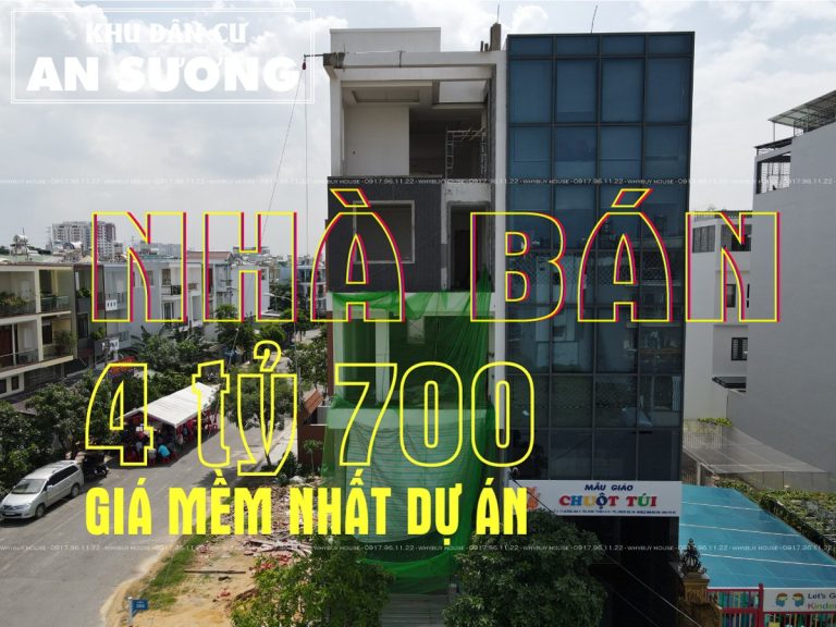 BÁN NHÀ PHỐ KDC AN SƯƠNG GIÁ 4.7 TỶ.