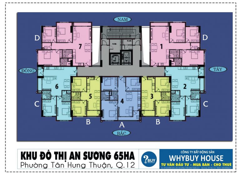 Bán căn hộ An Sương iPark 2.9 tỷ, 78m2, 2 phòng ngủ, 2 nhà vệ sinh, bao hết VAT, phí bảo trì.