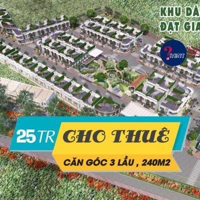 Cho thuê biệt thự Đạt Gia Garden, Tân Xuân Hóc Môn, căn góc công viên, mới xây, giao nhà đẹp, 5PN, 25tr.