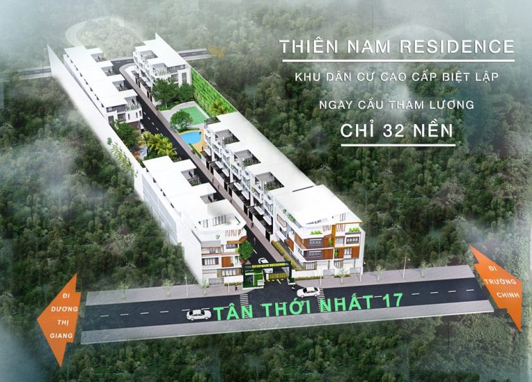 Phối cảnh Kdc Thiên Nam Quận 12