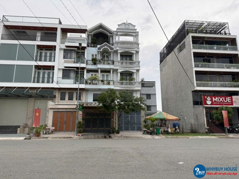 Bán đất sổ đỏ mặt tiền công viên Chợ Đêm An Sương trong KDC An Sương