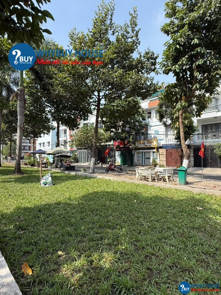 Bán đất mặt tiền công viên dự án KDC An Sương, đất đẹp như hình, diện tích 90m2, giá 9 tỷ.