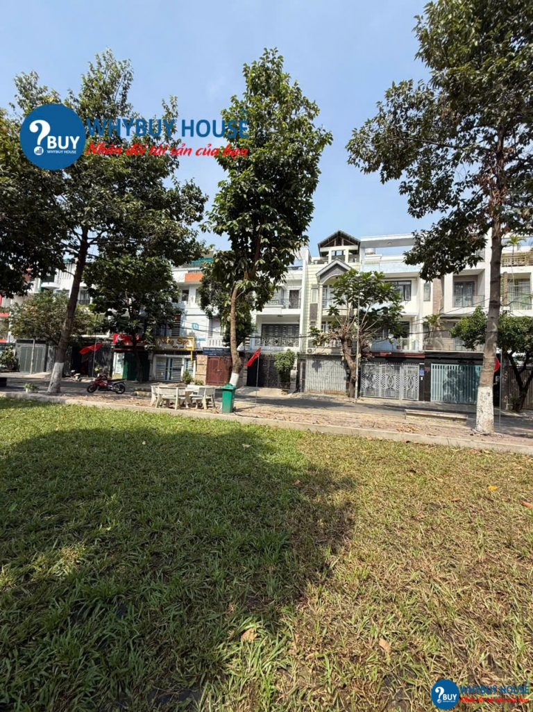Bán đất mặt tiền công viên dự án KDC An Sương, đất đẹp như hình, diện tích 90m2, giá 9 tỷ.