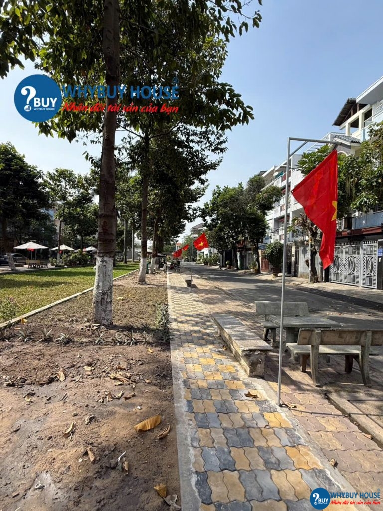 Bán đất mặt tiền công viên dự án KDC An Sương, đất đẹp như hình, diện tích 90m2, giá 9 tỷ.