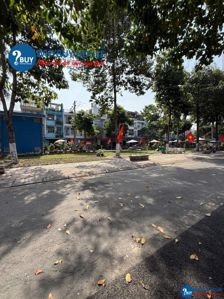 Bán đất mặt tiền công viên dự án KDC An Sương, đất đẹp như hình, diện tích 90m2, giá 9 tỷ.