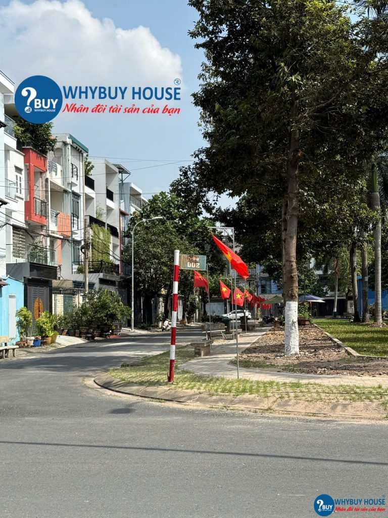 Bán đất mặt tiền công viên dự án KDC An Sương, đất đẹp như hình, diện tích 90m2, giá 9 tỷ.