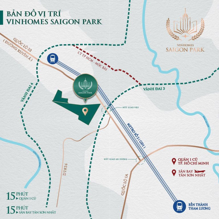Vị trí Vinhomes SaiGon Park - WBH